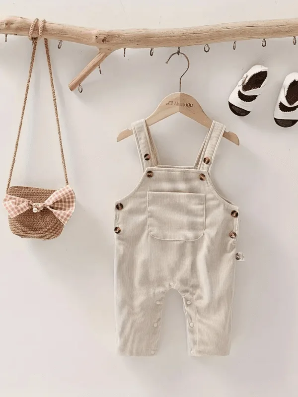 Baby Boys Cotton Overalls