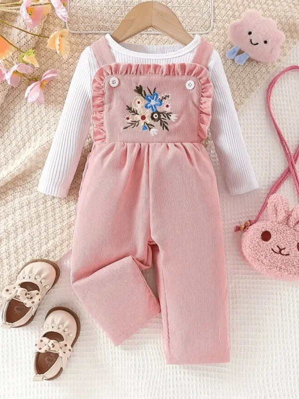 Girls Cute Overall Dress