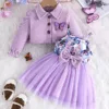 Butterfly Coat and Dress Set