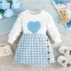 Girls Top and Skirt Set , Cloth Designs for Girls