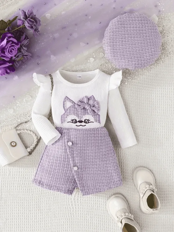 3 Piece Set for Baby Girl , Clothes For Girls