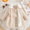 Girls Coat with Bow Detail - Stylish Winter Jacket Sale Online at Best Price