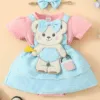 Baby Girl Bear Bodysuit