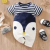 Baby Boy Cute Penguin Romper