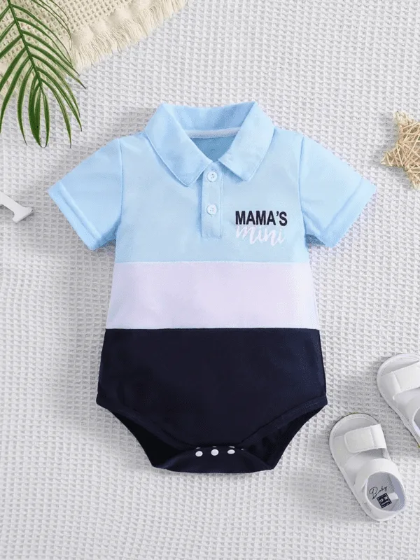 Baby Toddler Color Contrast Romper