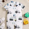 Baby Boy Romper – Just A Boy Who Loves Excavators Bodysuit