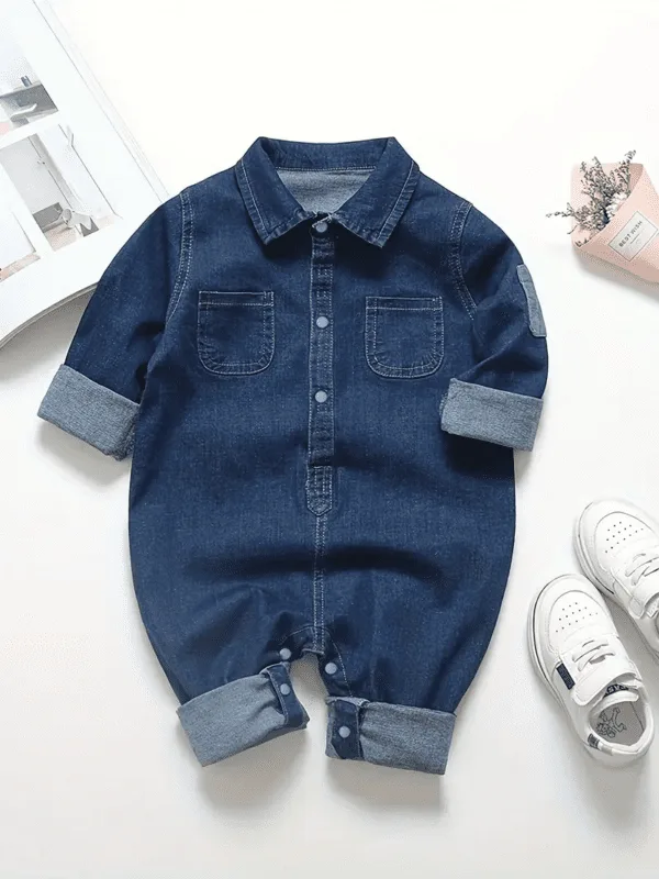 Baby Denim Romper
