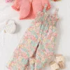 Girls Bohemian Floral Jumpsuit